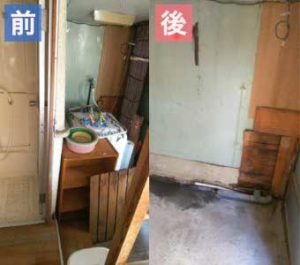 名古屋市港区で遺品整理‐BeforeAfter